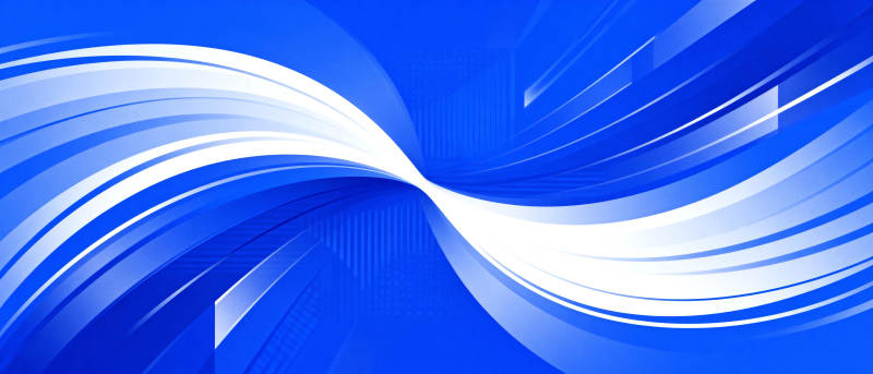 蓝色动感波浪图片