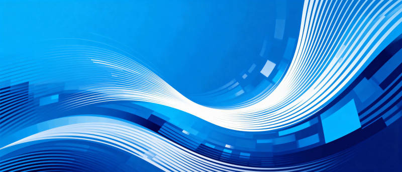 蓝色流线科技感图片