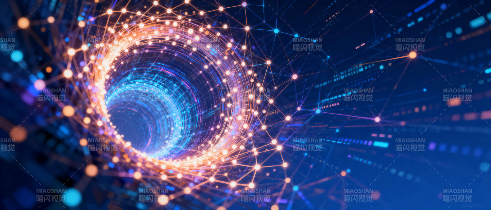 数据隧道穿梭图片