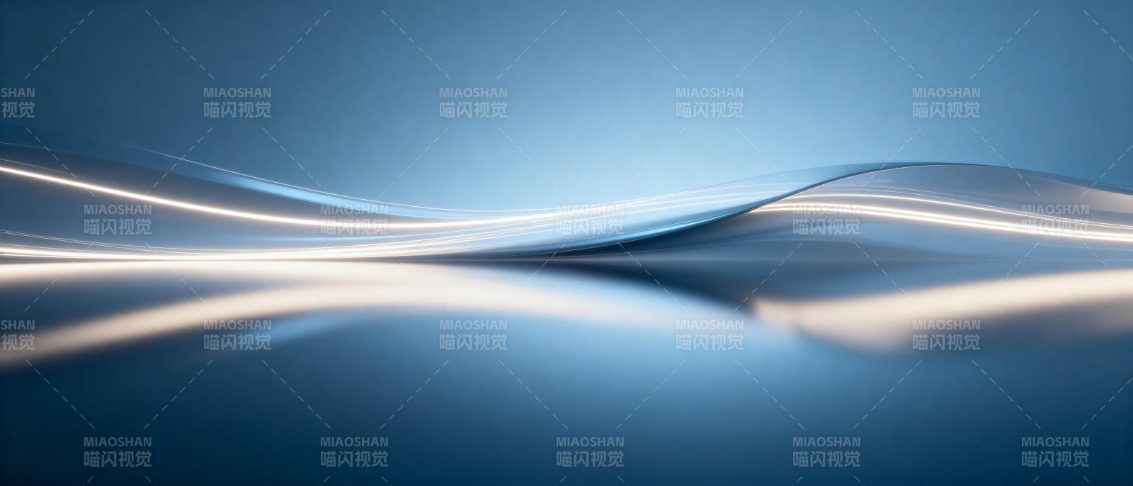 流光溢彩的波浪图片