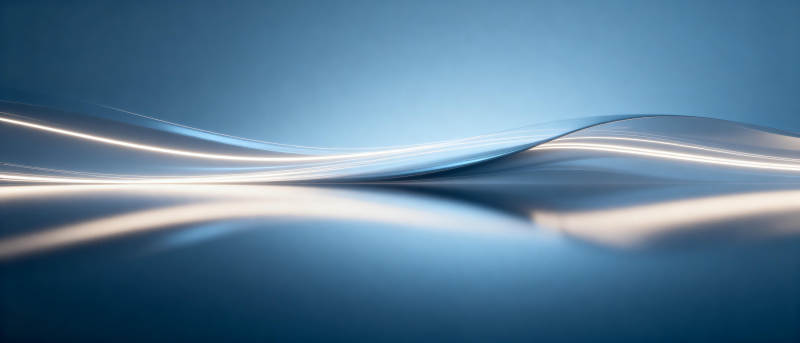 流光溢彩的波浪图片