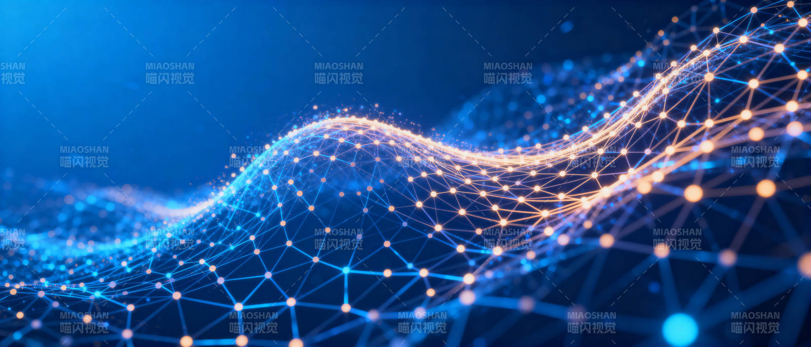 数字波浪网络图片