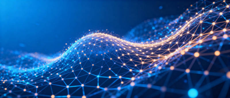 数字波浪网络图片