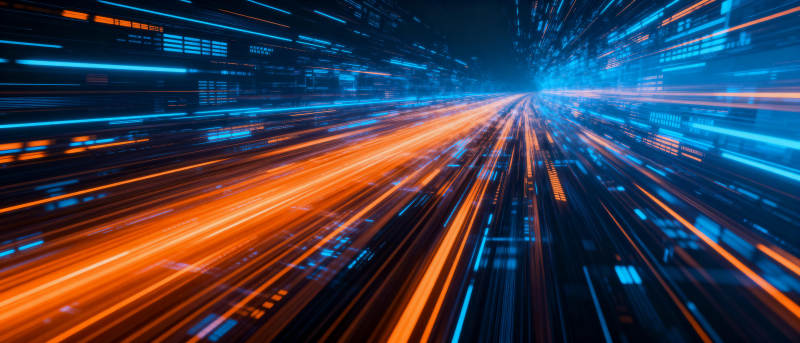 数字光速隧道图片