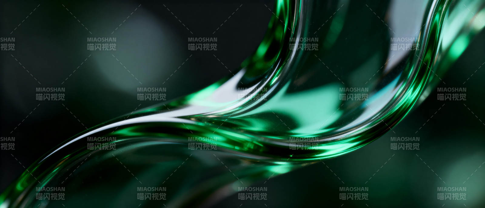翠绿流光图片