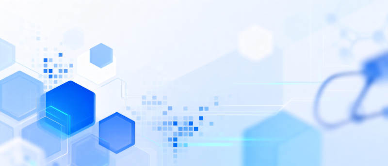 科技蓝调几何图图片