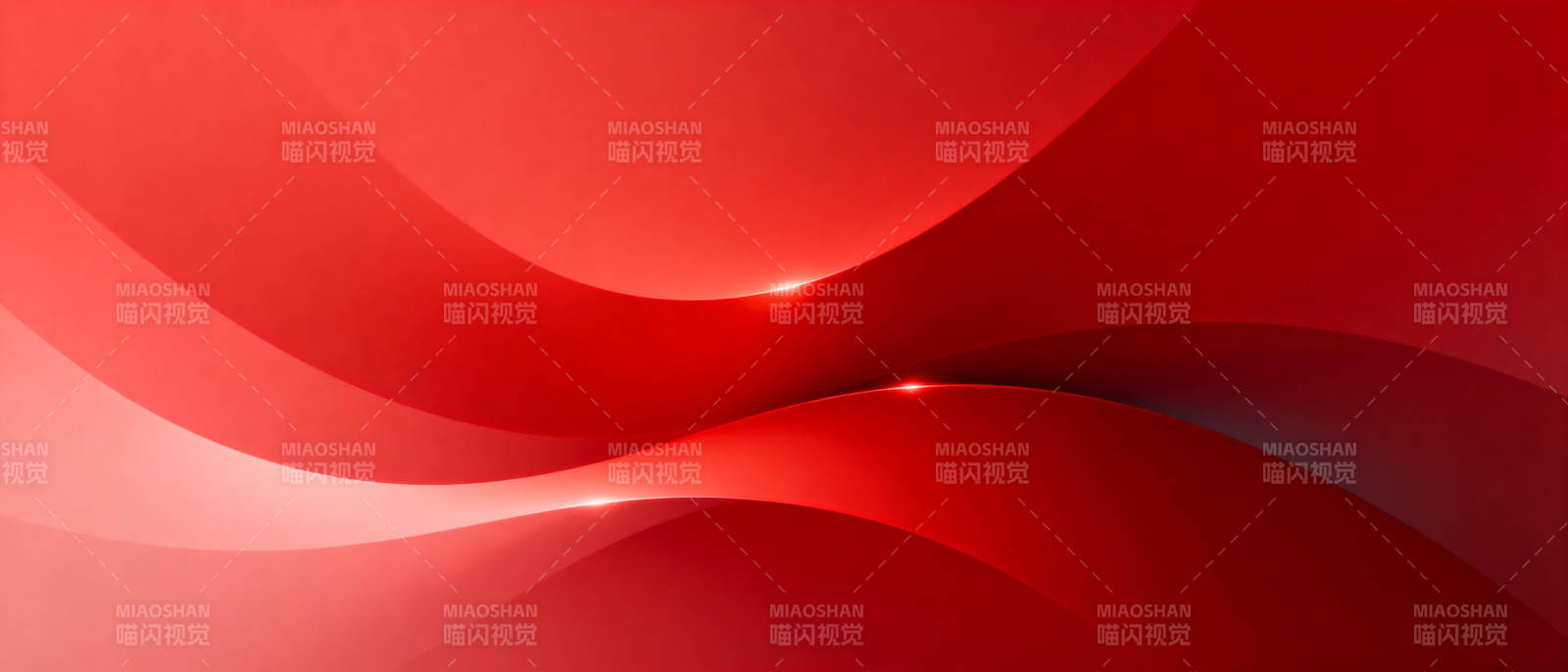 红色波浪艺术图片