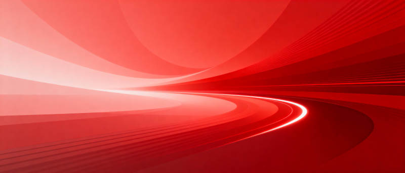 红色动感曲线图片