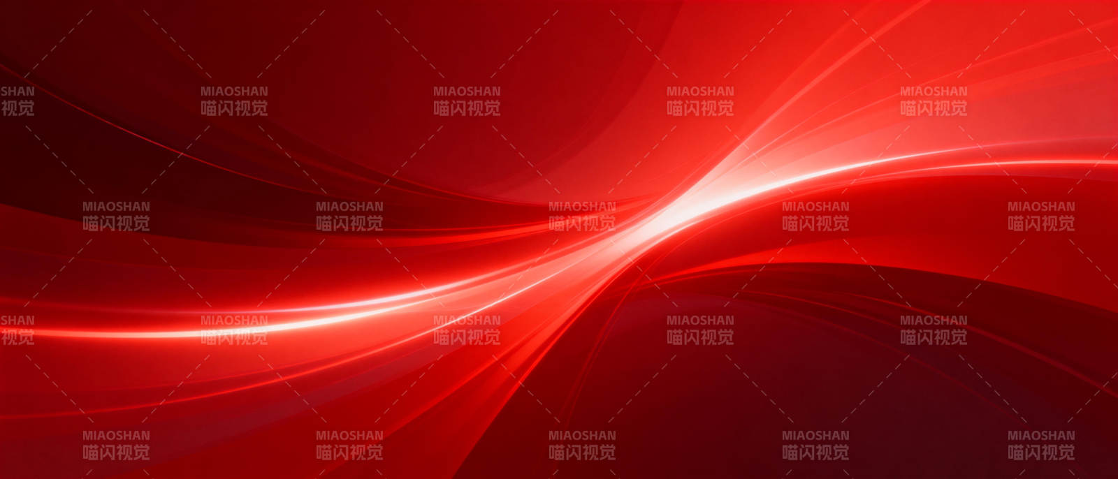 红色流光艺术图片