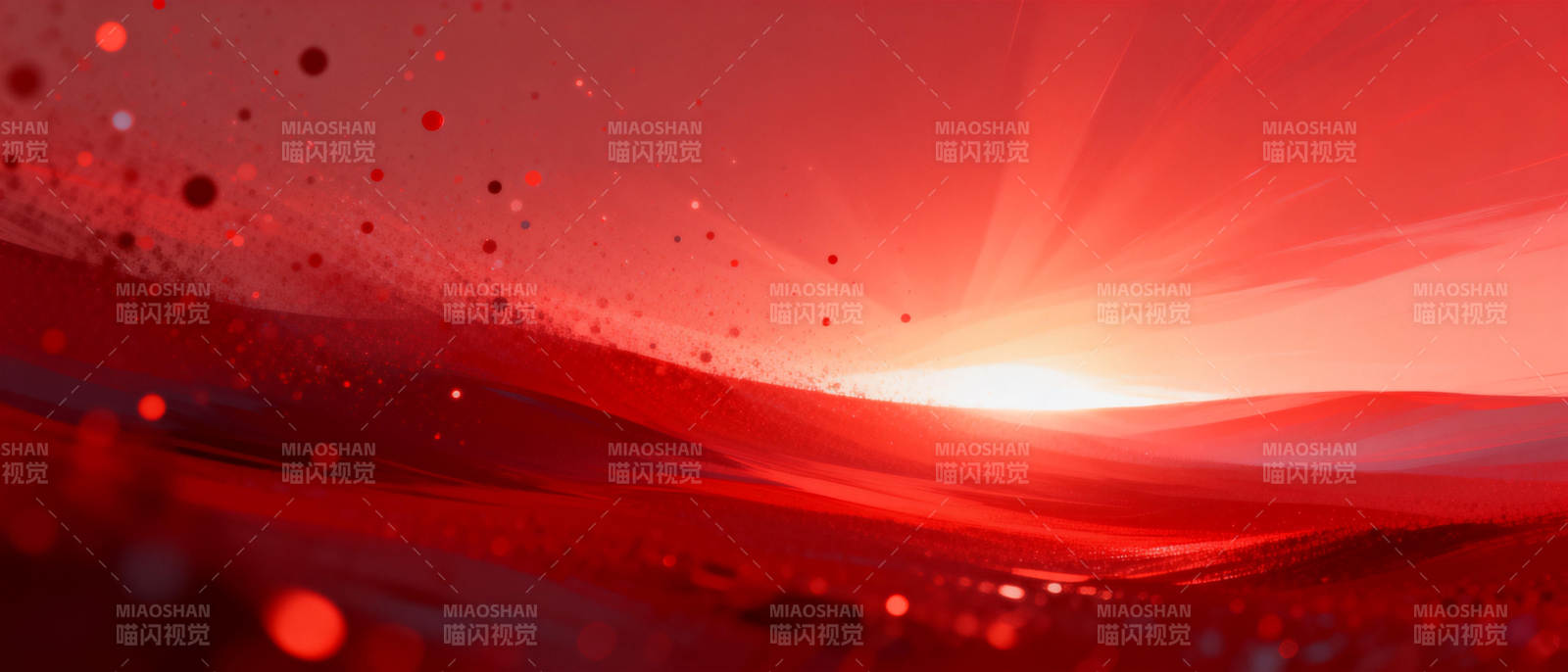 红日初升 光芒万丈图片