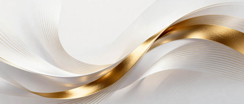 金白交织的优雅波浪图片
