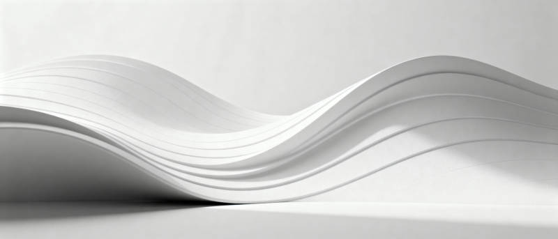 流动的白色波浪图片