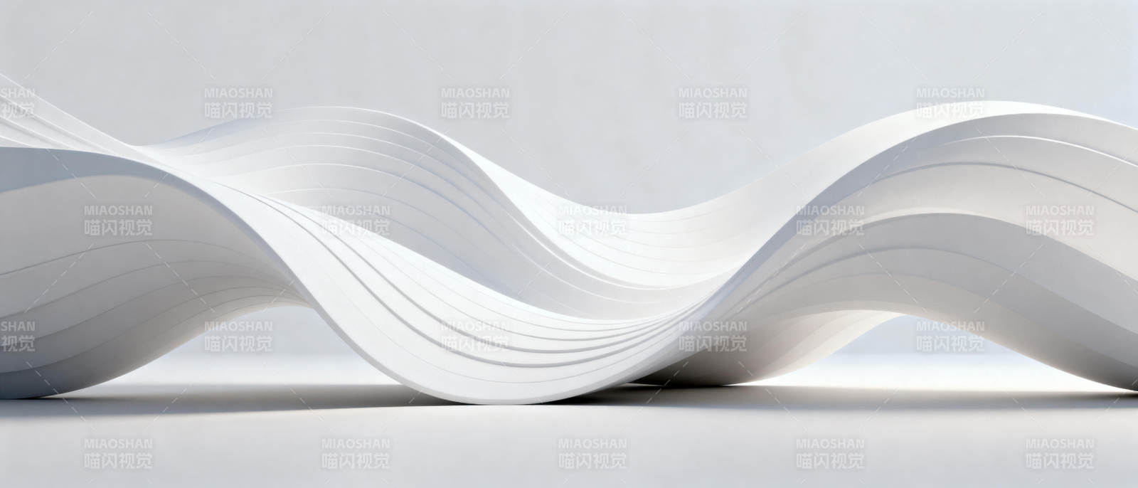 流动的白色波浪图片