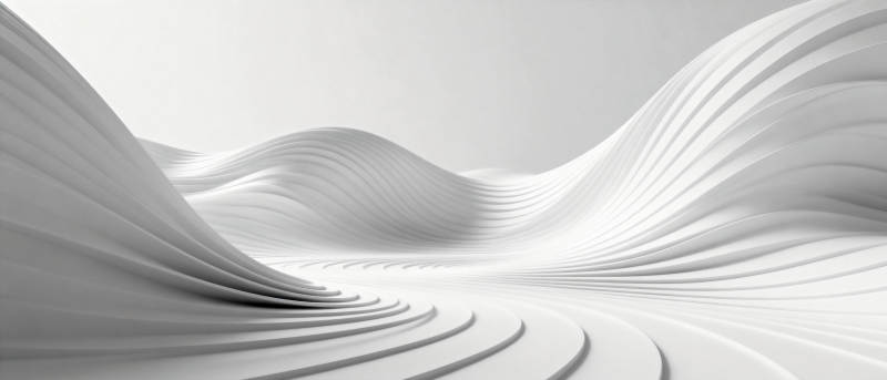 流动的白色波浪图片