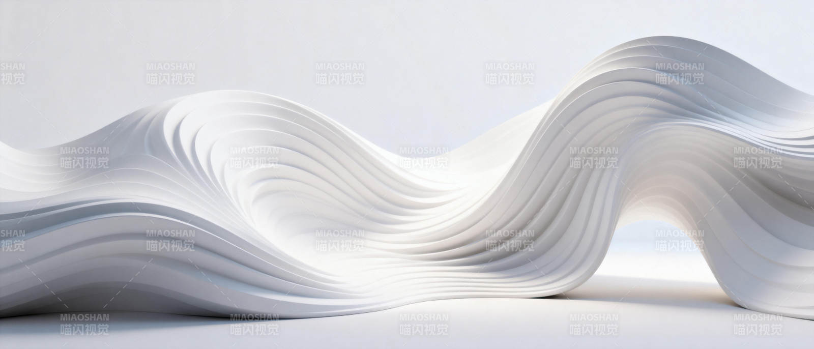 流动的白色波浪图片