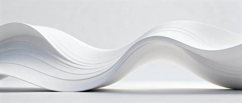 流动的白色曲线图片