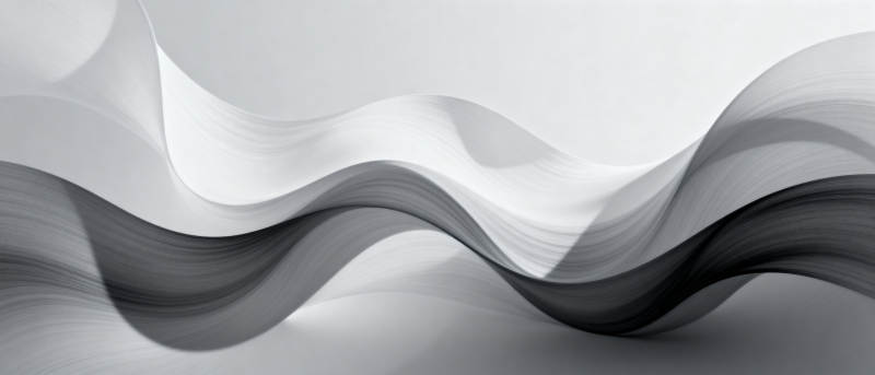 流动的黑白波浪图片