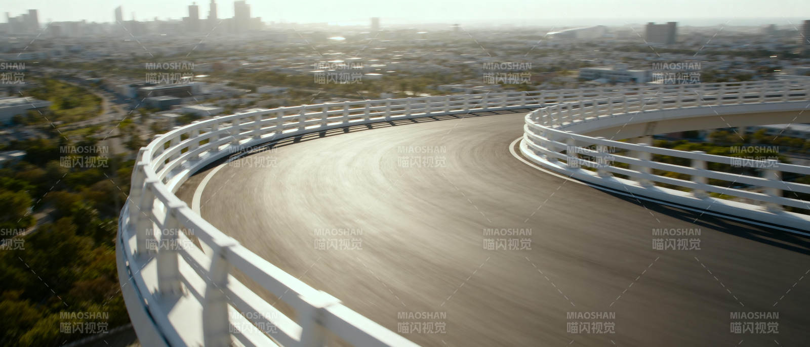 城市高架弯道图片