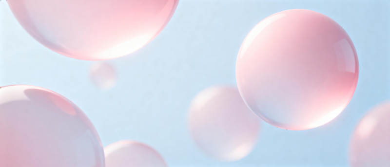 梦幻泡泡飘浮图片