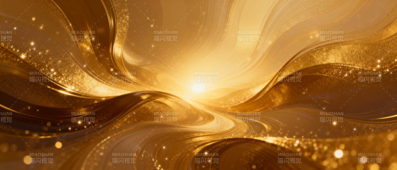 金色流光璀璨图片