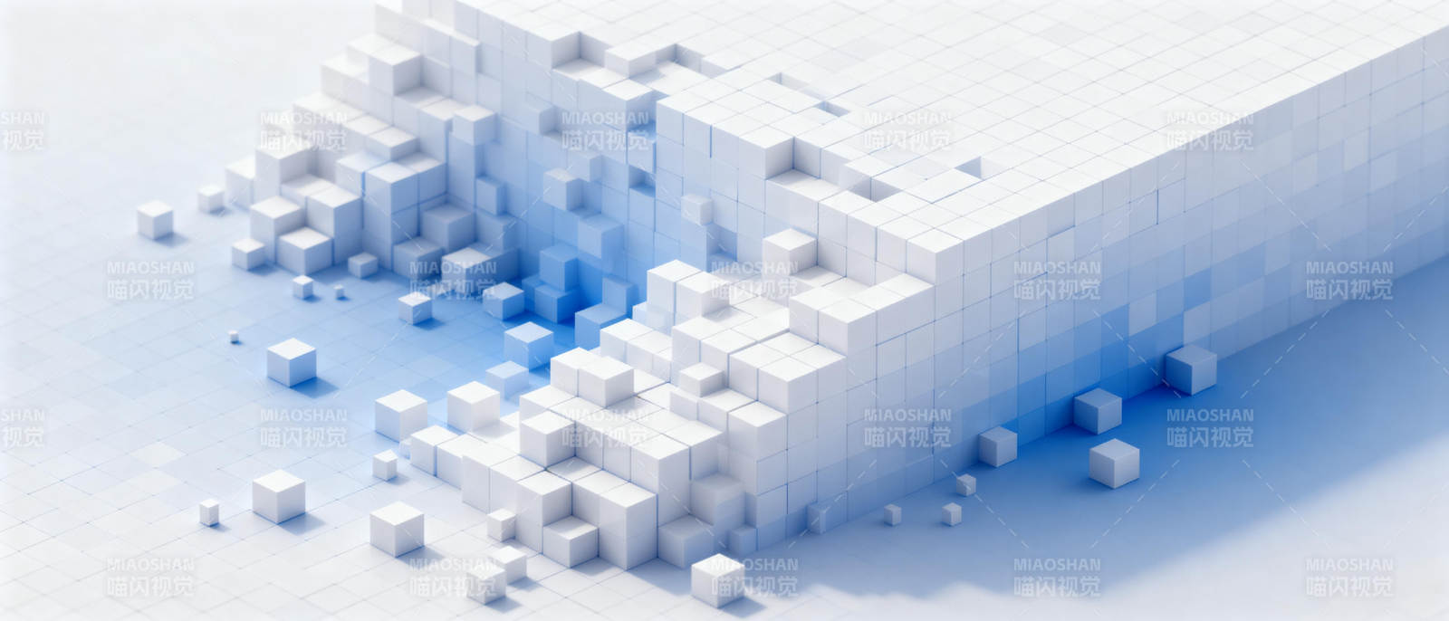 冰晶崩塌瞬间图片