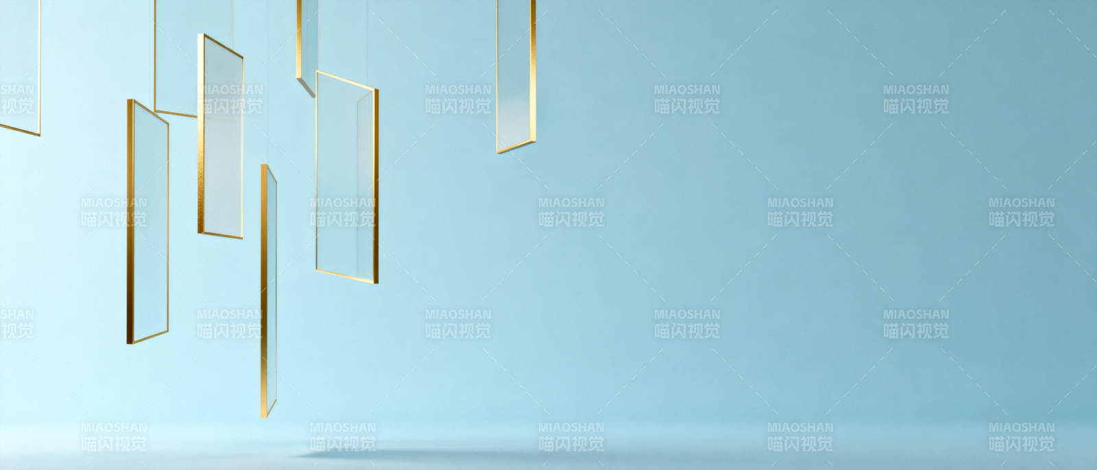 悬浮镜框艺术图片