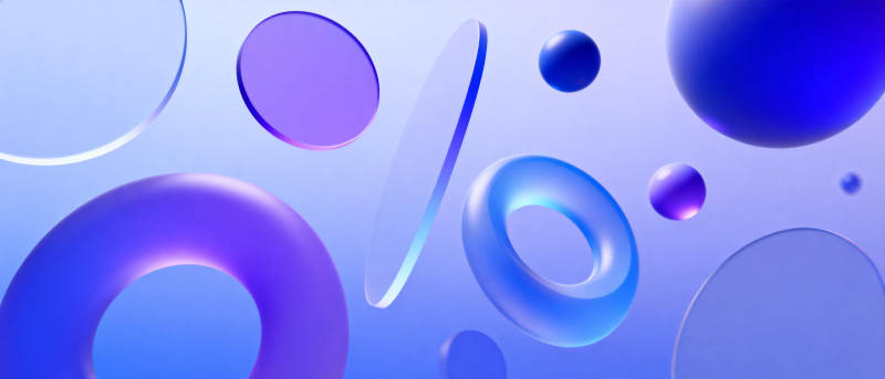 蓝紫渐变几何图案图片