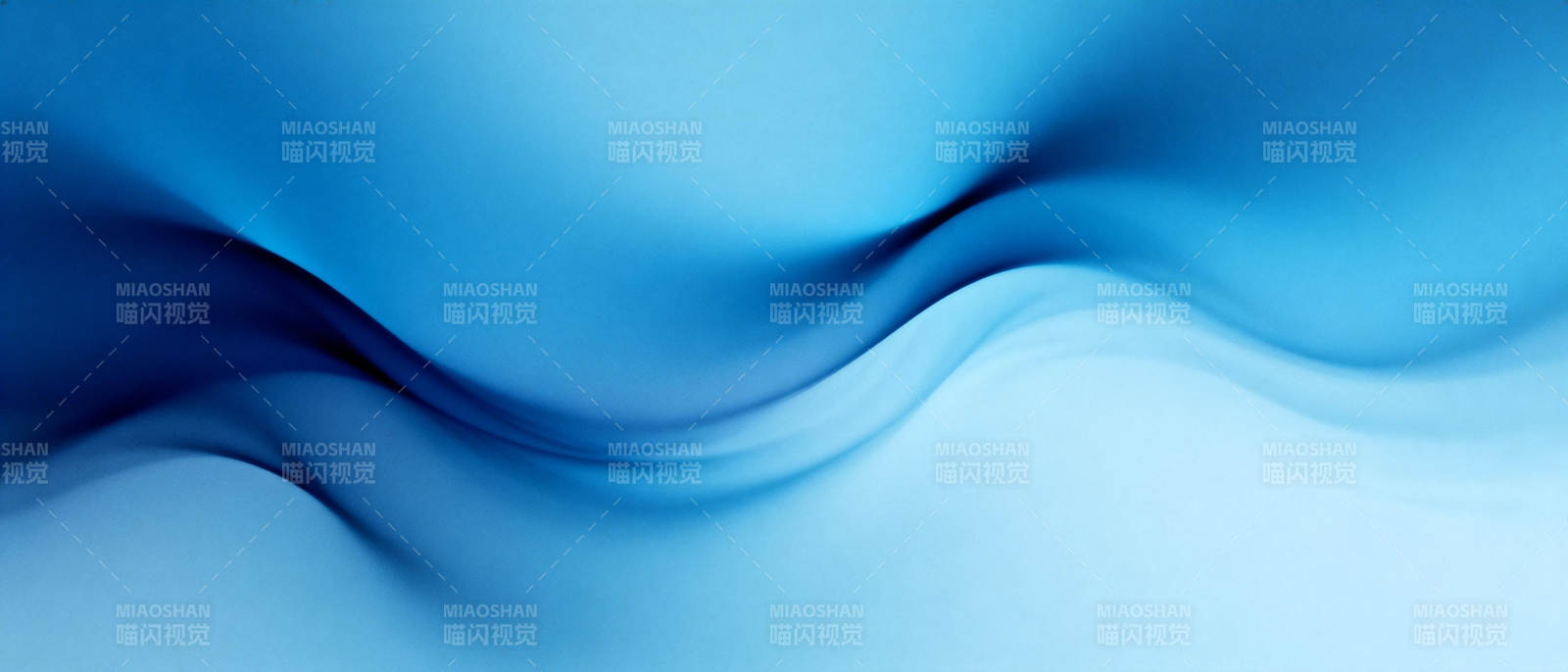 蓝波流动图片
