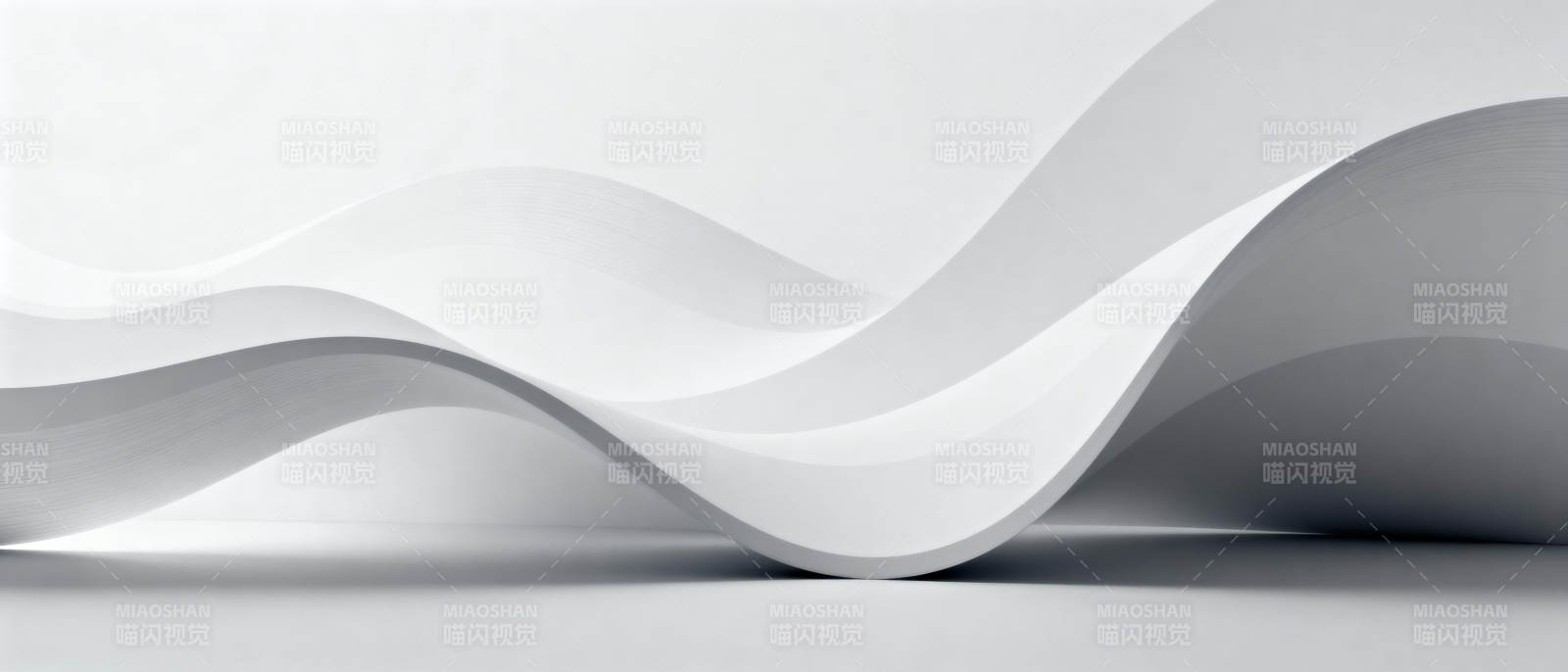 流动的白色波浪图片