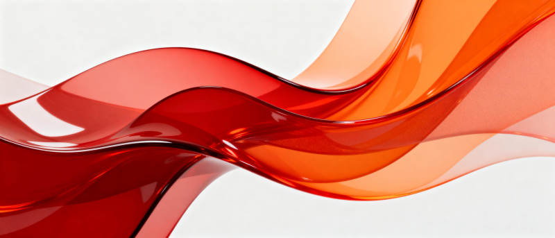流动的红色波浪图片
