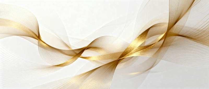 金色波浪艺术图片