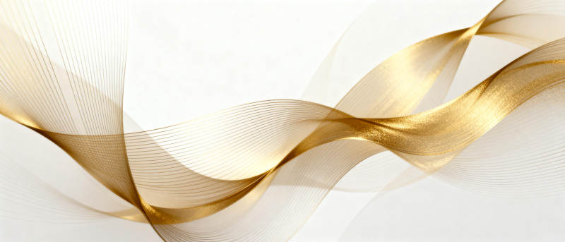 金色波浪艺术图片