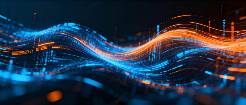 数据流光波图片