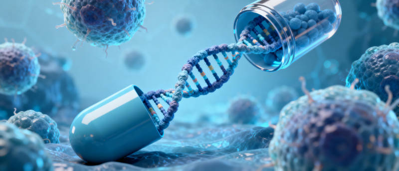 基因胶囊治疗癌细胞图片