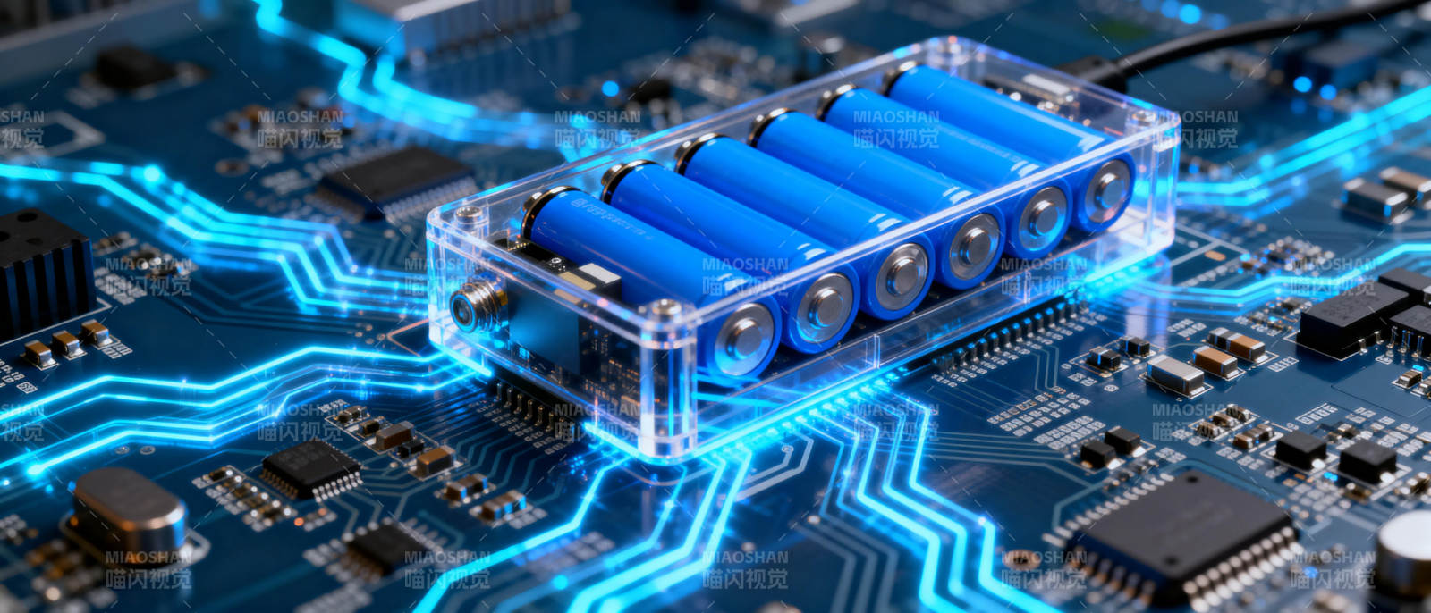 电池电路科技感图片