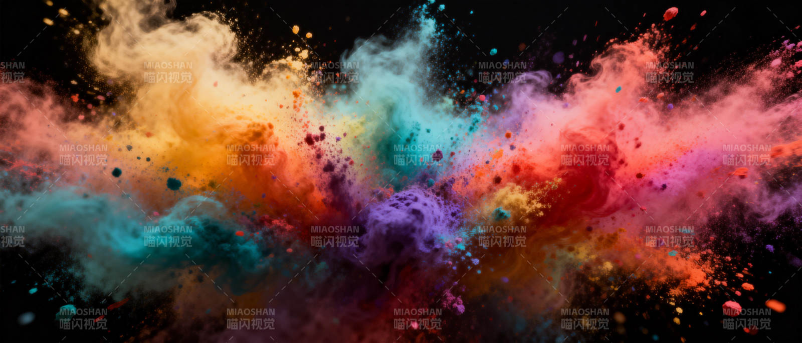 色彩爆炸图片