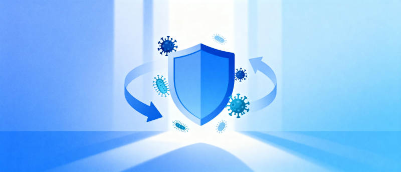 防护盾抗病毒图片
