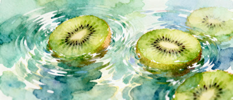 水中猕猴桃图片