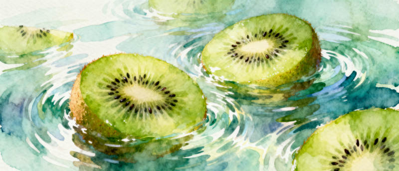 水中猕猴桃图片