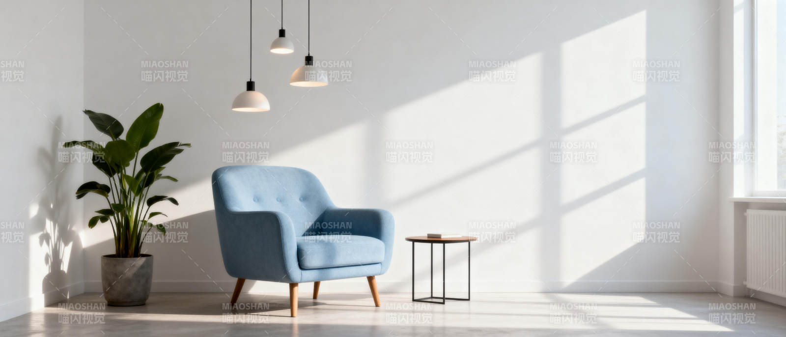 简约客厅一角图片