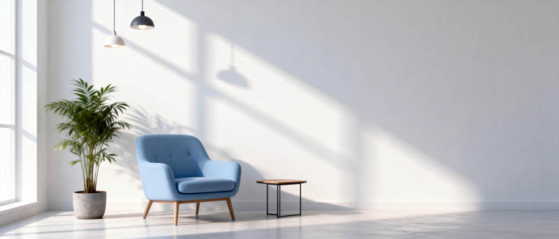 简约客厅一角图片