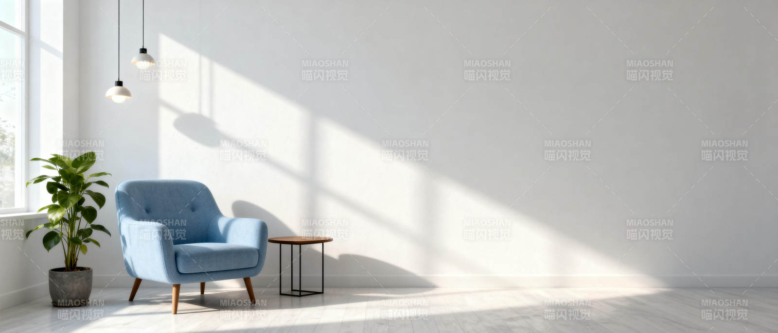 简约客厅一角图片