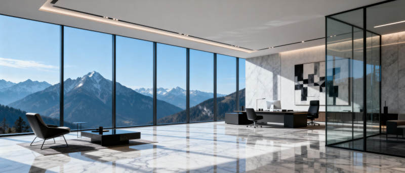 山景现代客厅图片