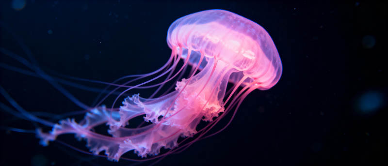 梦幻水母图片