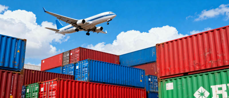 航空货运集装箱图片