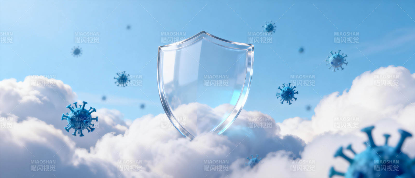 防护盾抗病毒图片