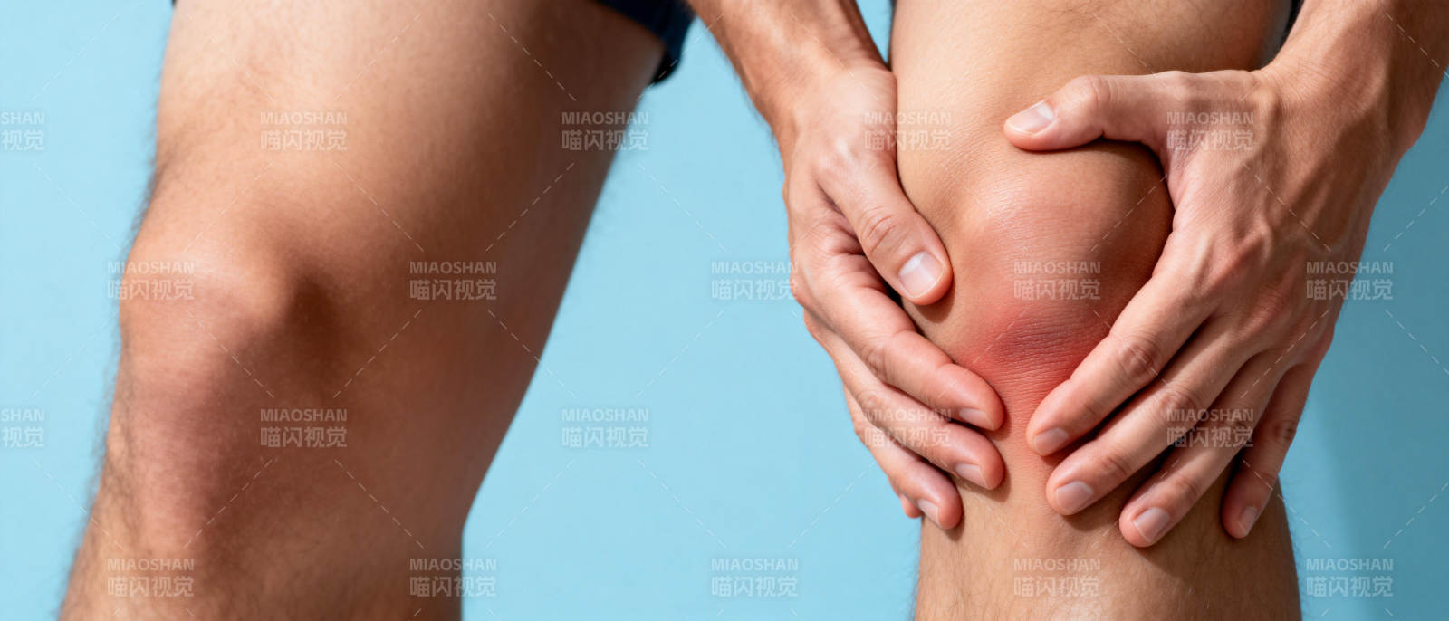 膝盖疼痛难忍图片