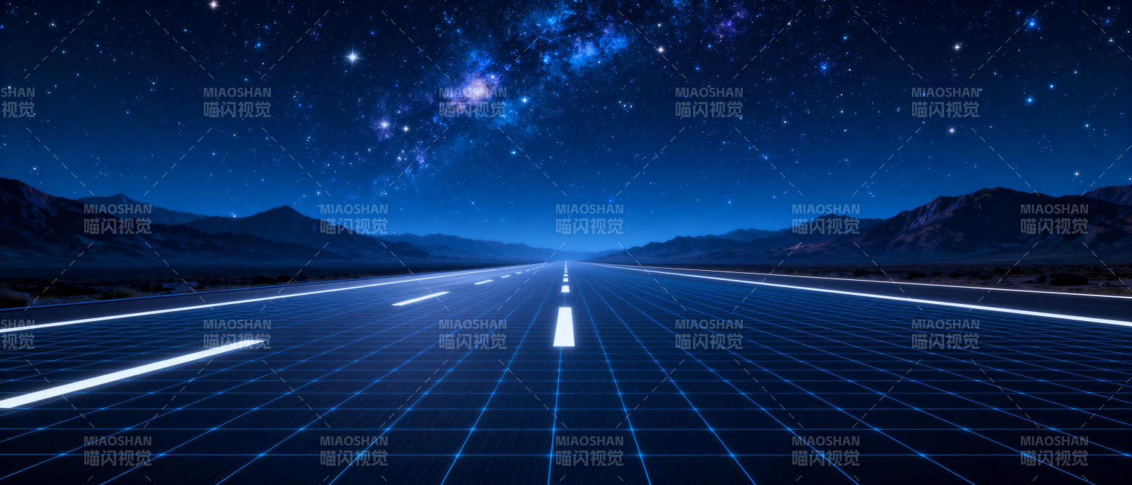 星空公路图片