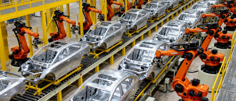 汽车生产线自动化图片