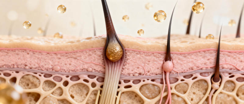 毛孔清洁示意图图片